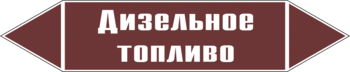 Маркировка трубопровода "дизельное топливо" (пленка, 126х26 мм) - Маркировка трубопроводов - Маркировки трубопроводов "ЖИДКОСТЬ" - магазин "Охрана труда и Техника безопасности"